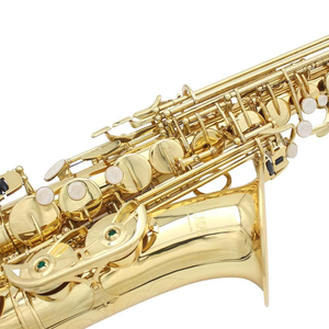 Saxophone <span class=keywords><strong>alto</strong></span> WSS798 <span class=keywords><strong>SLADE</strong></span> en Mi bémol, corps en laiton, coquille blanche sculptée à la main, finition dorée - Product Image 4