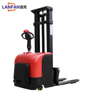 Apilador Eléctrico Tipo Montacargas JXforklift de <span class=keywords><strong>1.5t</strong></span>-2 Toneladas, Plataforma de 4.5m-6m, Longitud de Horquilla 1150/1200mm, Ancho de Horquilla - Product Image 2