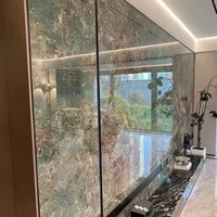 Panneau UV en marbre, revêtement mural intérieur imperméable sans peinture, plaque de PVC micro-cristalline, plaque de fond pour aquarium