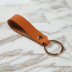 PU Leather Metal <b>Keychain</b> with High Quality <b>Keychain</b> Strap Fashion Car Key Holder Multi-colors Business Gift - Product Image 3