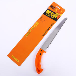 เลื่อยมือหลินยี่ ใบมีดสแตนเลส 255 มม. ด้ามจับสีส้ม เลื่อยตัดแต่งกิ่งไม้ผล เลื่อยสวน เลื่อยตรง ใช้กลางแจ้ง - Product Image 2