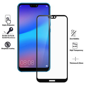 Verre de protection à couverture complète pour P20 Pro P10 Lite Plus verre de protection d'écran P30 P40 Lite E P Smart <span class=keywords><strong>2019</strong></span> <span class=keywords><strong>Film</strong></span> de verre trempé - Product Image 6