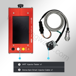 Herramienta de Diagnóstico IART, Probador Dedicado para Inyectores de Combustible Denso de 6 Pines, Instrumento de Prueba de Presión, Voltaje, Inductancia y Resistencia - Product Image 5