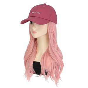 Cappello con Parrucca Integrata: Berretto da Baseball alla Moda con Parrucca Rimovibile Naturale, Leggero e Facile da Abbinare, Copertura Completa della Testa - Product Image 2