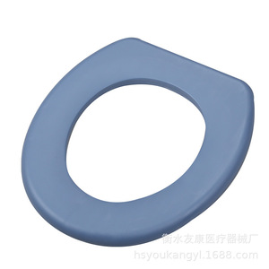 Siège de toilette rond en plastique PP épaissi, durable, pour utilisation dans la salle de bain - Product Image 3