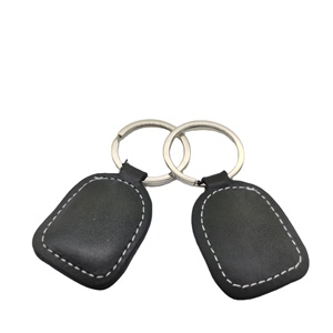 Leather <strong>Keyfob</strong> Custom <strong>Rfid</strong> <strong>Keyfob</strong> TK4100/EM4100 <strong>Keychain</strong> Key Tags - Product Image 1