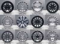 Rines JIAGUAN de Aleación Forjada de 17-22 Pulgadas, 5x112 PCD, Acabado Negro, Diseño Multirradio para Mercedes AMG Serie M, Certificación JWL