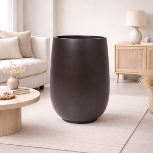 Ensemble de pots de plantes écologiques en fibre de verre, grands pots pour plantes, pots hauts d'intérieur, pots à fleurs de haute qualité, pots de jardin - Product Image 2