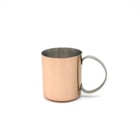 16oz Food Safe Handcraft Moscow Mule Brass Copper Rose Gold Plated Coffee Beer Cocktail Vodka Mint Julep Ginger Tea Mug Cup
