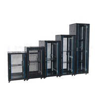 Gabinete de Red para Centro de Datos de 19 Pulgadas 4U-47U, Conexión Cruzada de Fibra Óptica, Distribución de Telecomunicaciones