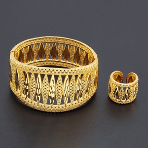 Jxx Nueva Oferta, Juego de Joyería de Latón para Mujer de Alta Calidad a Precio Competitivo, Juego de Joyería de Lujo Chapado en Oro de 24K, Estilo Dubái - Product Image 2