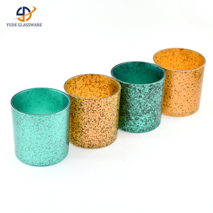 Portacandele in Vetro da 300ml di Alta Qualità con Gradazione di Colore Fatto a Mano per Decorazioni Domestiche, Matrimoni e Natale - Product Image 2