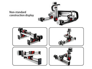 50mm to 1000mm Stroke Guide Rail Ball Screw <strong>Linear</strong> <strong>Actuator</strong> with Motor - Product Image 6