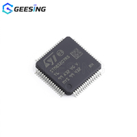 Geesing MCU de 8 bits 24MHz 64KB Flash LQFP-64 con ADC de 16 canales y 10 bits, CAN, en cinta y bobina, 1000 unidades STM8S207R8T6TR