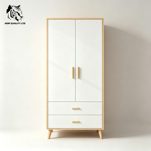 Armoire de chambre à coucher en MDF, nouveau design, avec logo personnalisé, prix de gros usine, stock important, écologique, de qualité supérieure. - Product Image 2