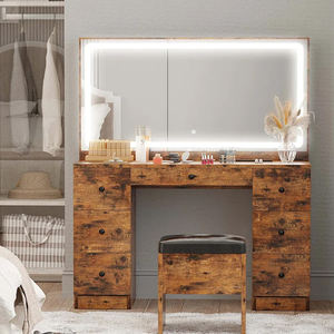 <span class=keywords><strong>Tocador</strong></span> <span class=keywords><strong>de</strong></span> moda Juego <span class=keywords><strong>de</strong></span> <span class=keywords><strong>tocador</strong></span> Mesas <span class=keywords><strong>de</strong></span> baño <span class=keywords><strong>Maquillaje</strong></span> Vanidad blanca con espejo y <span class=keywords><strong>silla</strong></span> - Product Image 5