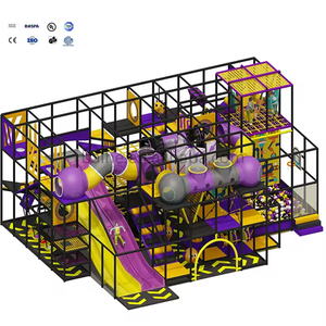 Baihe สนามเด็กเล่นในร่มสำหรับเด็กขนาด100-130ตร. ม. อุปกรณ์สนามเด็กเล่นในร่ม - Product Image 1