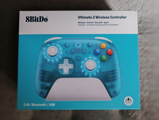 8BitDo Ultimate 2 Wireless Gaming Controller for PC & Android with TMR Joysticks Switchable Triggers Motion Control 8Speed