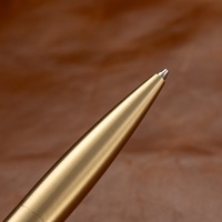 Stylo à bille en laiton haut de gamme rotatif en métal personnalisé en usine, stylo à bille en laiton haut de gamme pour l'école, le bureau, les affaires, la promotion publicitaire, cadeau