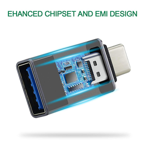 Adaptador USB C OTG rápido USB 3,0 a tipo C adaptador para Macbook Pro Xiaomi <span class=keywords><strong>Huawei</strong></span> Samsung Mini adaptador USB tipo C convertidor OTG - Product Image 2