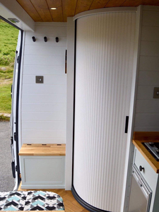 Anpassbare ABS-PVC-Rolladen für Wohnwagen, Wohnmobile, Tambour-Türen, Schränke, Möbel, Lamellen, Dusche, Badezimmer, RV-Toilette/Dusche - Product Image 1