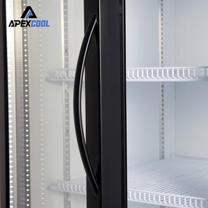 Vitrine réfrigérée pour boissons avec 3 portes vitrées, réfrigérateur commercial avec congélateur <span class=keywords><strong>vertical</strong></span> - Product Image 3