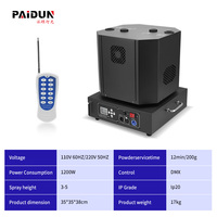 Machine à étincelles froides rotative à double tête avec télécommande DMX512 pour mariages et spectacles musicaux