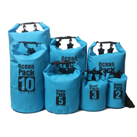 Paquete de Lona de PVC para exteriores, bolsa seca impermeable con correa para el hombro, 10L