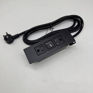 2 USA điện USB A + C Máy tính để bàn Dải điện 2 cửa hàng lõm tuôn ra gắn ổ cắm điện ổ cắm với giấy chứng nhận ETL loại bàn - Product Image 4