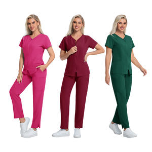 Tenues d'infirmière, ensembles de blouses médicales, vente en gros de blouses médicales, fournisseurs de blouses médicales, tenue d'infirmière, uniformes d'infirmière d'hôpital, style à fermeture éclair - Product Image 3