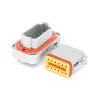 Connecteur de circuit imprimé DT15-12PA 12 broches série DT étanche à montage droit pour automobile