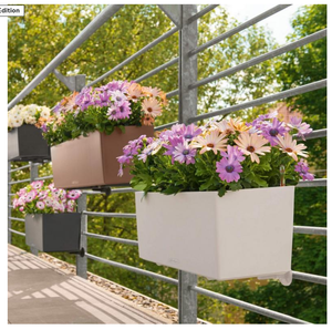 Maceta Cuadrada Grande con Sistema de Riego Automático para Plantas Bonsái, Ideal para Balcón y Hogar - Product Image 4