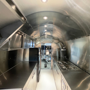 Nouvelle conception de camion de cuisine mobile en acier inoxydable et aluminium pour café, restauration rapide, crème glacée, traiteur, four, norme américaine - Product Image 6