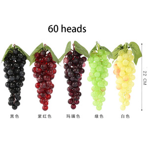 Sống động như thật nhân tạo nho giả NHO với dây leo cho Halloween đám cưới trở lại trường mô phỏng trái cây - Product Image 6