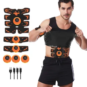 EMS Wireless Muscle Stimulator Trainer Smart Fitness Abdominal Training Electric Weight Loss Stickers Body Slimming Massager