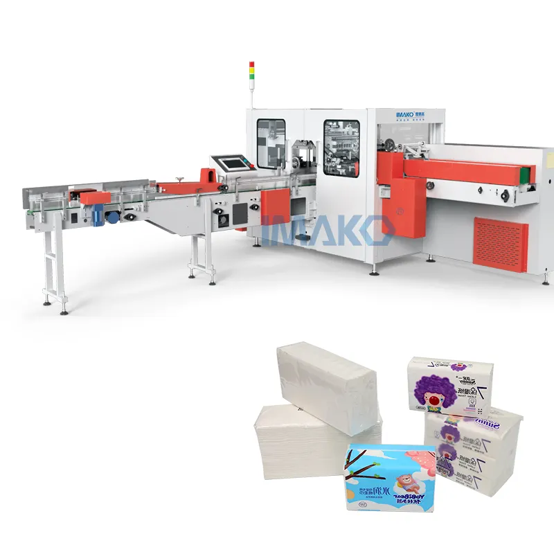 Automatic Multi-function packing machine Soft Drawn V/M Fold Facial Tissue, Napkin and Hand Towel paper Packing Machine