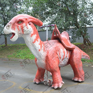 Jurassic <span class=keywords><strong>World</strong></span> Simulación Realista Animatronic Dinosaurio Caminando Dinosaurio Niños Animal Ride - Product Image 1