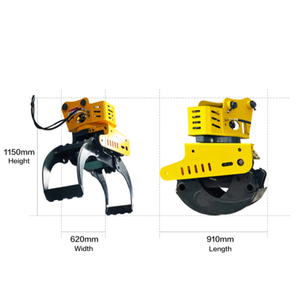 Pince hydraulique pour godet d'excavatrice, pince à pouce robuste - Product Image 6