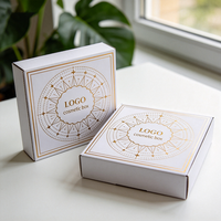 Boîte en carton ondulé de luxe portable haut de gamme avec motif soleil, estampage à chaud et gaufrage, expédition rapide en 72h, anti-écrasement