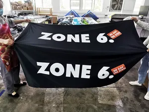 6ft 8ft Fitted Polyester Fabric Advertising Tablecloths Table Cover With Custom Logo Print For Exhibition Trade Show