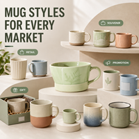 Mug en céramique personnalisé avec logo OEM, emballage couleur, production en gros, échantillon d'art graphique, cadeau promotionnel d'entreprise