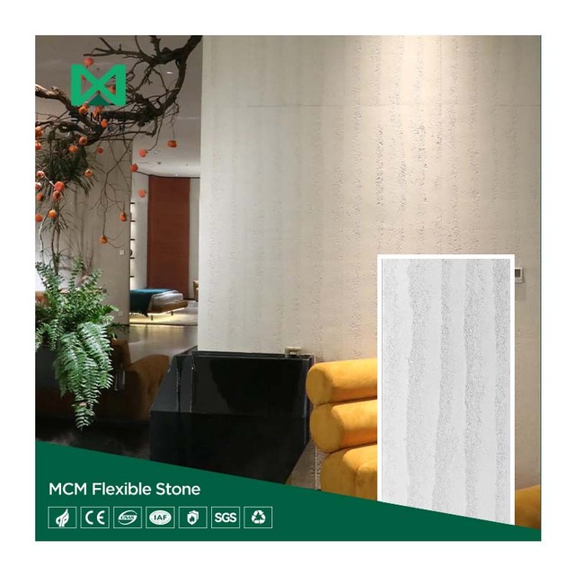 MCM Flexible Soft Stone Tiles Modified Clay Veneer Sheet Exterior Wall Panel Interior Decorative Cladding