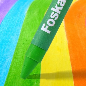 Crayons de cire doux multicolores Foska de haute qualité, non toxiques, 12 couleurs, fournitures artistiques pour enfants, ensemble de crayons de peinture - Product Image 5