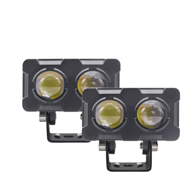 LED Dual-Light Motorcycle Headlight With Integrated Auxiliary Beam for Off-Road,repuestos De Moto