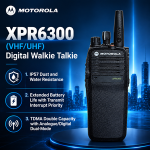 XPR6300 sans écran, résistant à l'eau IPX-7, intrinsèquement VHF, 7,5 VDC, numérique, longue portée - Product Image 5