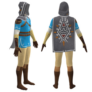 Capa de Zelda para Hombre, Disfraz Unisex para Adultos, Traje de Cosplay con Estampado Digital y Etiqueta - Product Image 1