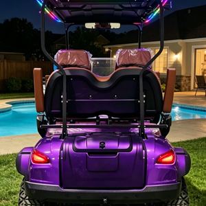 Voiturette de golf électrique 48V de bonne qualité, 4 places, alimentée au lithium, couleur et logo personnalisables pour les terrains de golf et les complexes hôteliers - Product Image 5