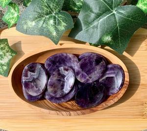 Feng Shui estilo amatista pulgar preocupación piedra preciosa cristal mayorista curación comprar - Product Image 3