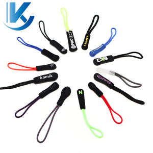 Sac à dos tactique DIY de taille personnalisée Fixateur d'étiquette à fermeture éclair Extracteur de fermeture à glissière en alliage de zinc Support de corde avec fermeture à glissière colorée et queue de corde - Product Image 6