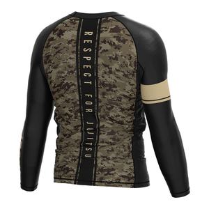 Camiseta de Compresión de Manga Larga con Camuflaje para Hombre, de Alto Rendimiento, para Entrenamiento Deportivo y MMA - Product Image 2